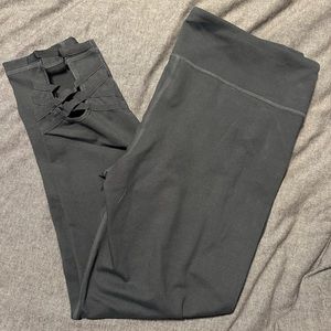 Never worn grey leggings with detail at bottom.